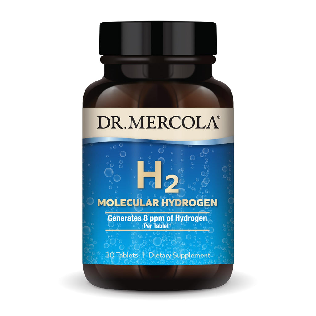 Dr. Mercola H2 Molecular Hydrogen - Supports Healthy Aging, Cellular Energy & Brain Health