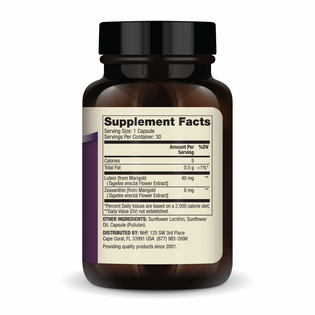 Dr. Mercola Lutein with Zeaxanthin – 30 Servings, 40 mg Lutein per Serving, Vision & Cognitive Support, Non-GMO