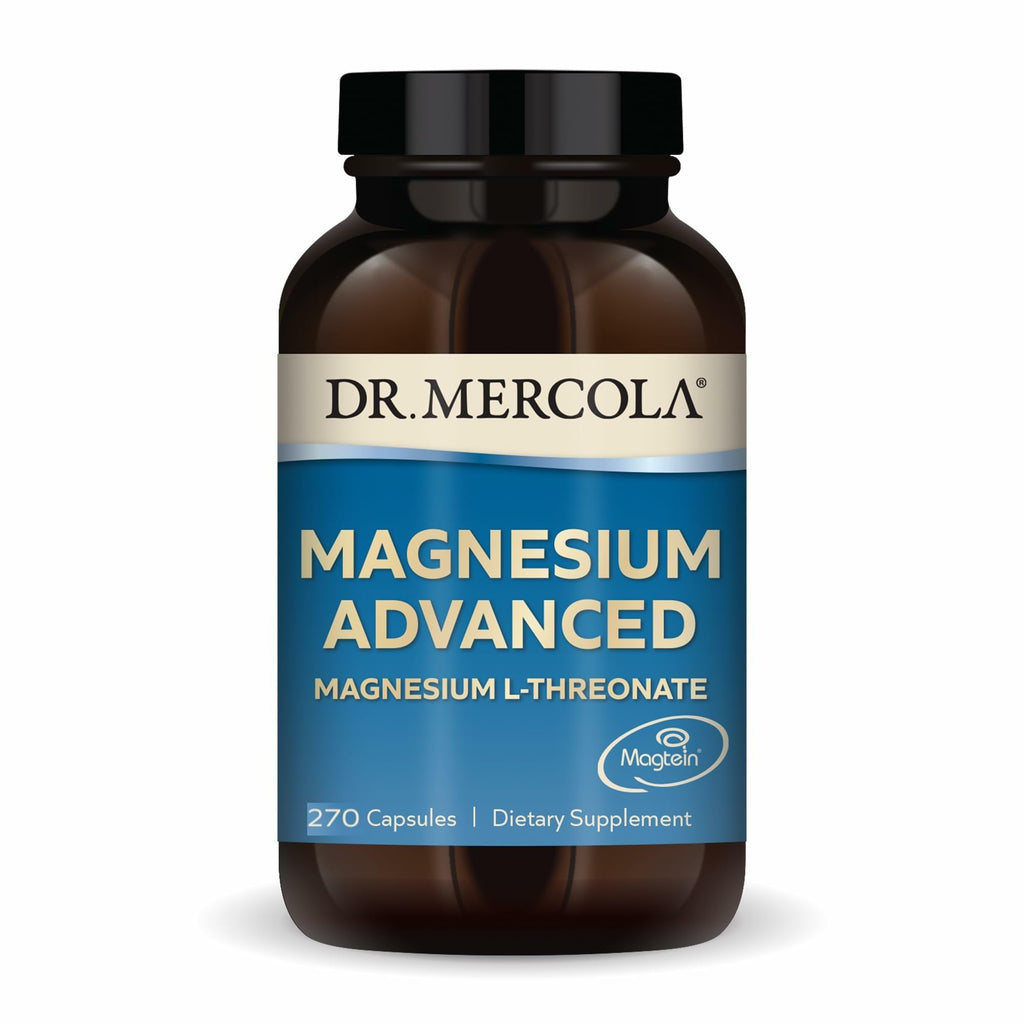 Dr. Mercola Magnesium Advanced – Bone, Joint & Brain Health | 270 Capsules (90 Servings)