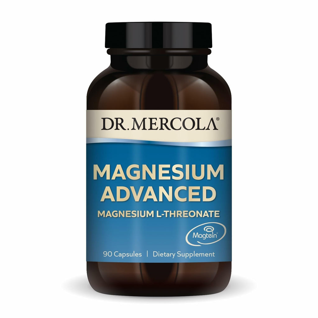 Dr. Mercola Magnesium Advanced - Supports Bone, Joint & Brain Health (90 Capsules)