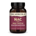 Dr. Mercola NAC with Milk Thistle – Detox Support, 500 mg NAC, 60 Capsules, Non-GMO, Gluten & Soy Free