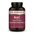 Dr. Mercola NAC with Milk Thistle - 500 mg NAC per Serving, 180 Capsules | Non-GMO, Gluten-Free & Soy-Free