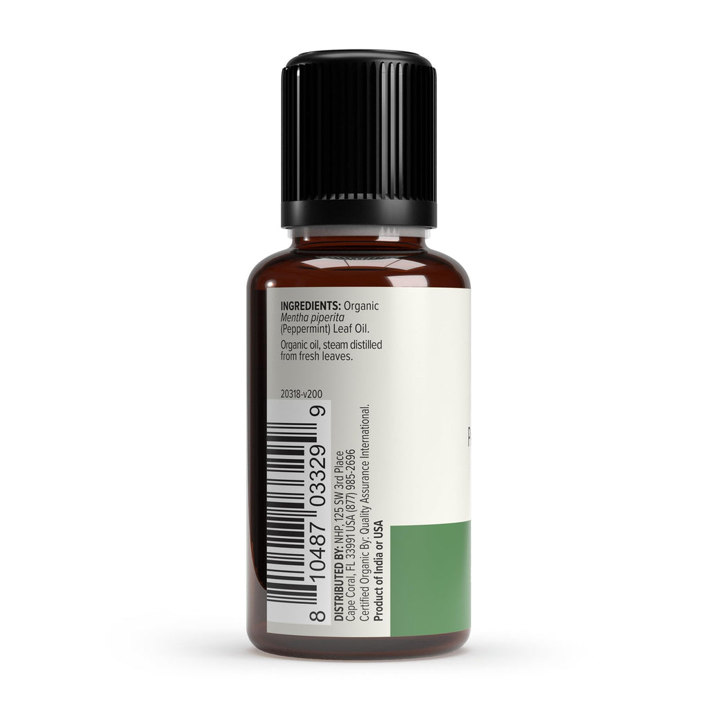 Dr. Mercola Ola Botanicals Organic Peppermint Essential Oil (1 oz) – Stimulating & Soothing
