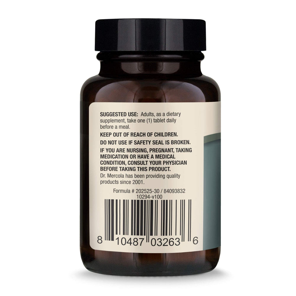 Dr. Mercola Organic Chaga Mushroom - 30 Servings, Immune Support, USDA Organic