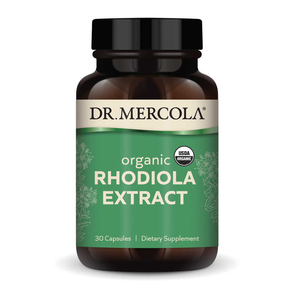 Dr. Mercola Rhodiola Extract – 30 Servings, Organic, Mood & Stress Support