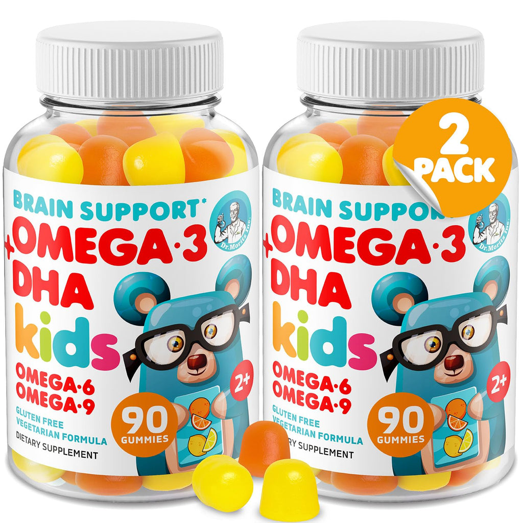 DR. MORITZ Omega 3 Kids Gummies (180 Count) – Vegan, No Fish Oil, Gluten-Free