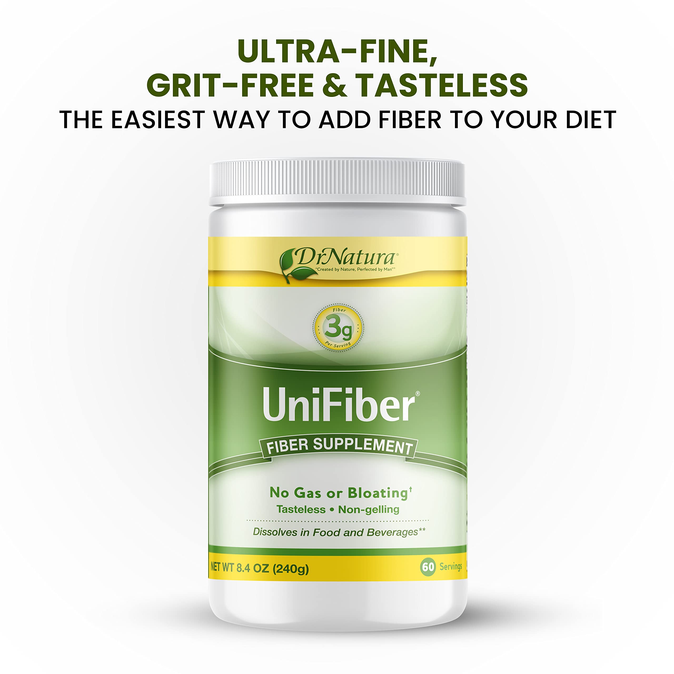 Dr. Natura® Unifiber, Natural Fiber Supplement, 8.4-Ounce