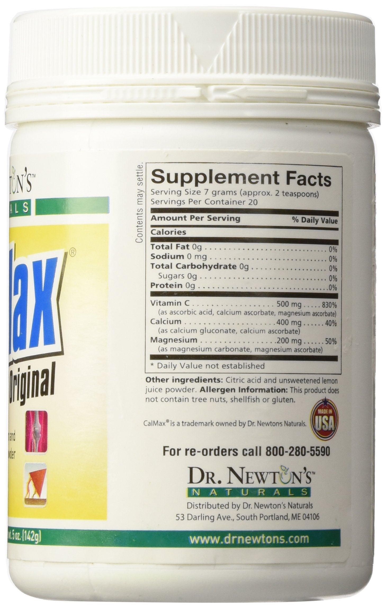 Dr Newtons Naturals CalMax Calcium Magnesium Vitamin C