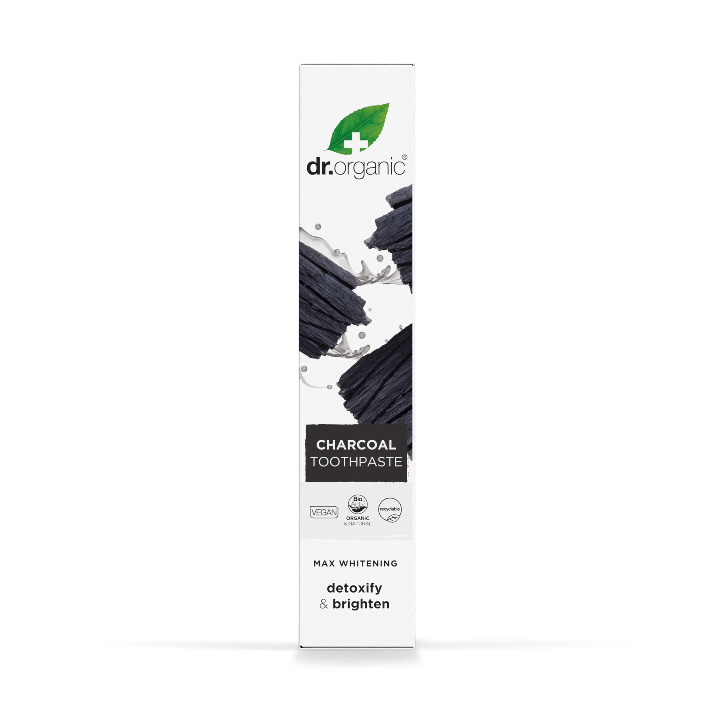 Dr Organic Extra Whitening Charcoal Toothpaste 100ml | Teeth Whitening