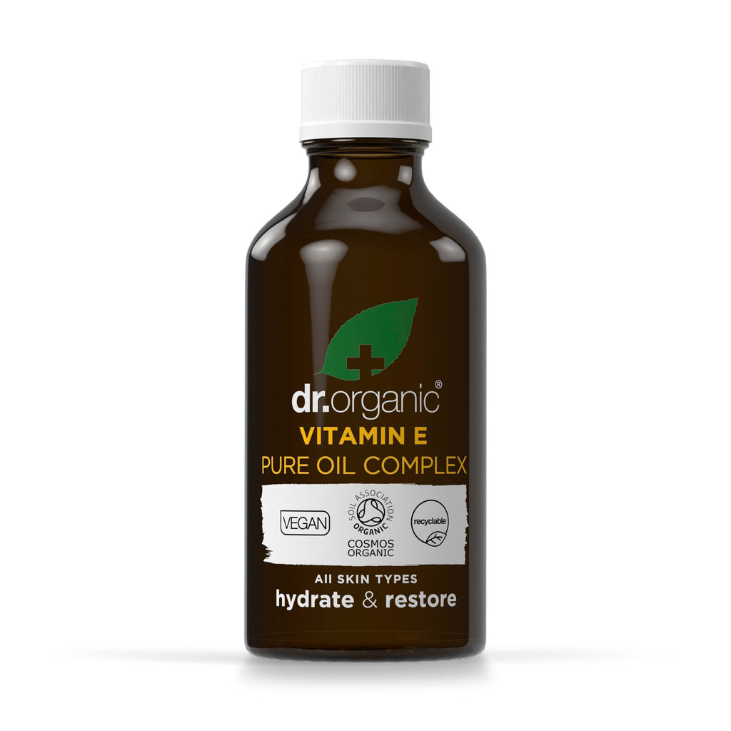 Dr Organic Vitamin E Pure Oil Complex | Nourishes Skin, COSMOS Organic, Cruelty-Free
