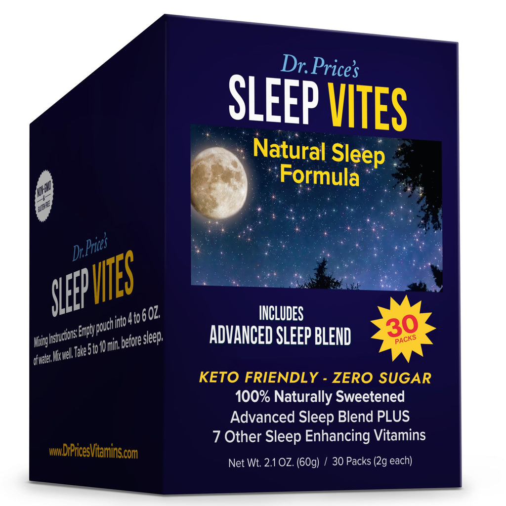 Dr. Price's Sleep Aid for Adults – Berry Flavor, 30 Servings | Doctor-Formulated Sleep Supplement