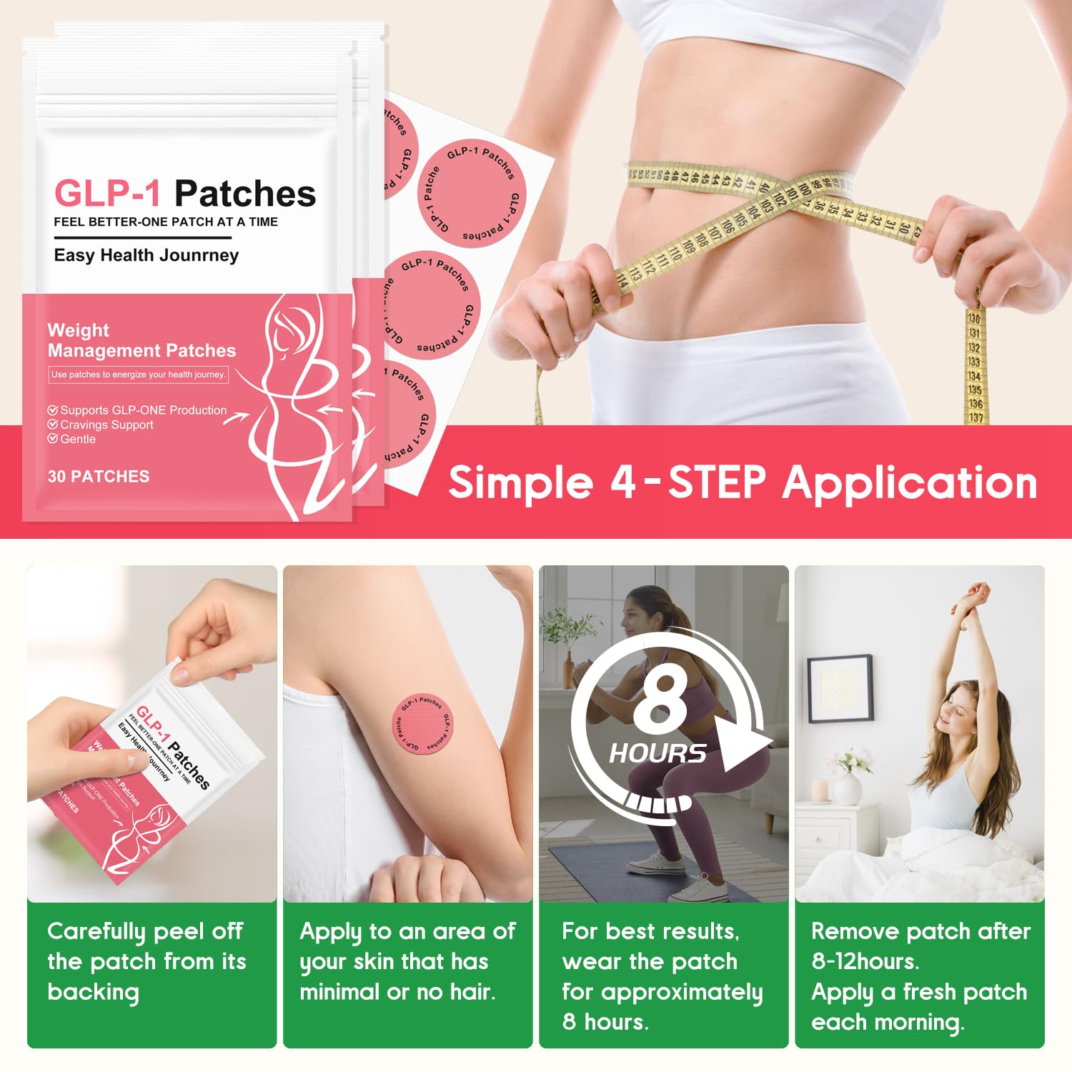 DR.RAPID GLP-1 Patch – 60-Day Supply for Men & Women