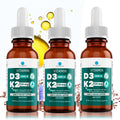 Dr. Robaina Vitamin D3 + K2 Drops – Vegan MCT Oil, 5000 IU D3 & 120 mcg MK-7