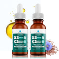 Dr. Robaina Vitamin D3 + K2 Drops – Vegan D3 and MK-7 in MCT Oil
