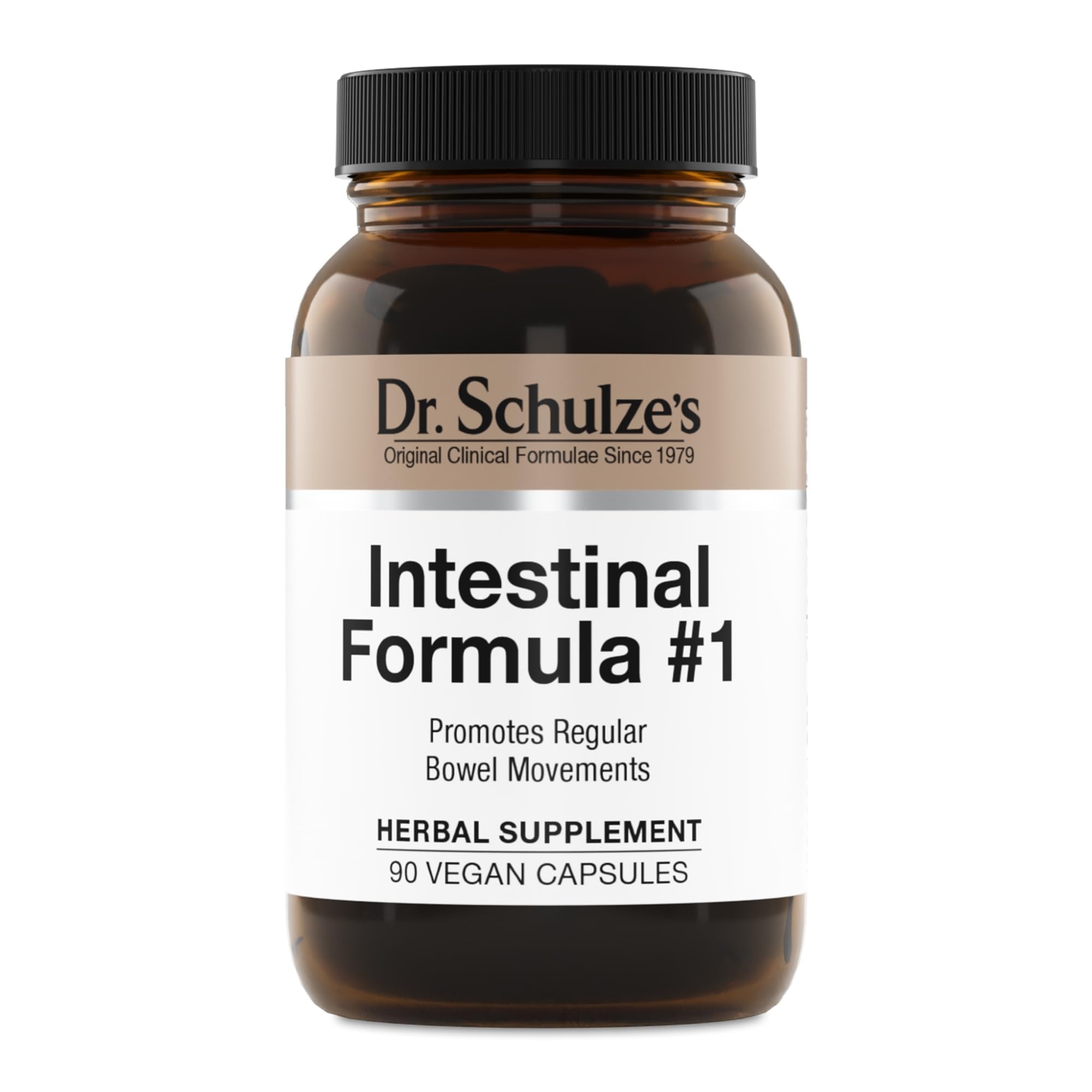 Dr. Schulze's Intestinal Formula #1 – Plant-Based Colon Cleanse & Bowel Movement Support | 90 Count