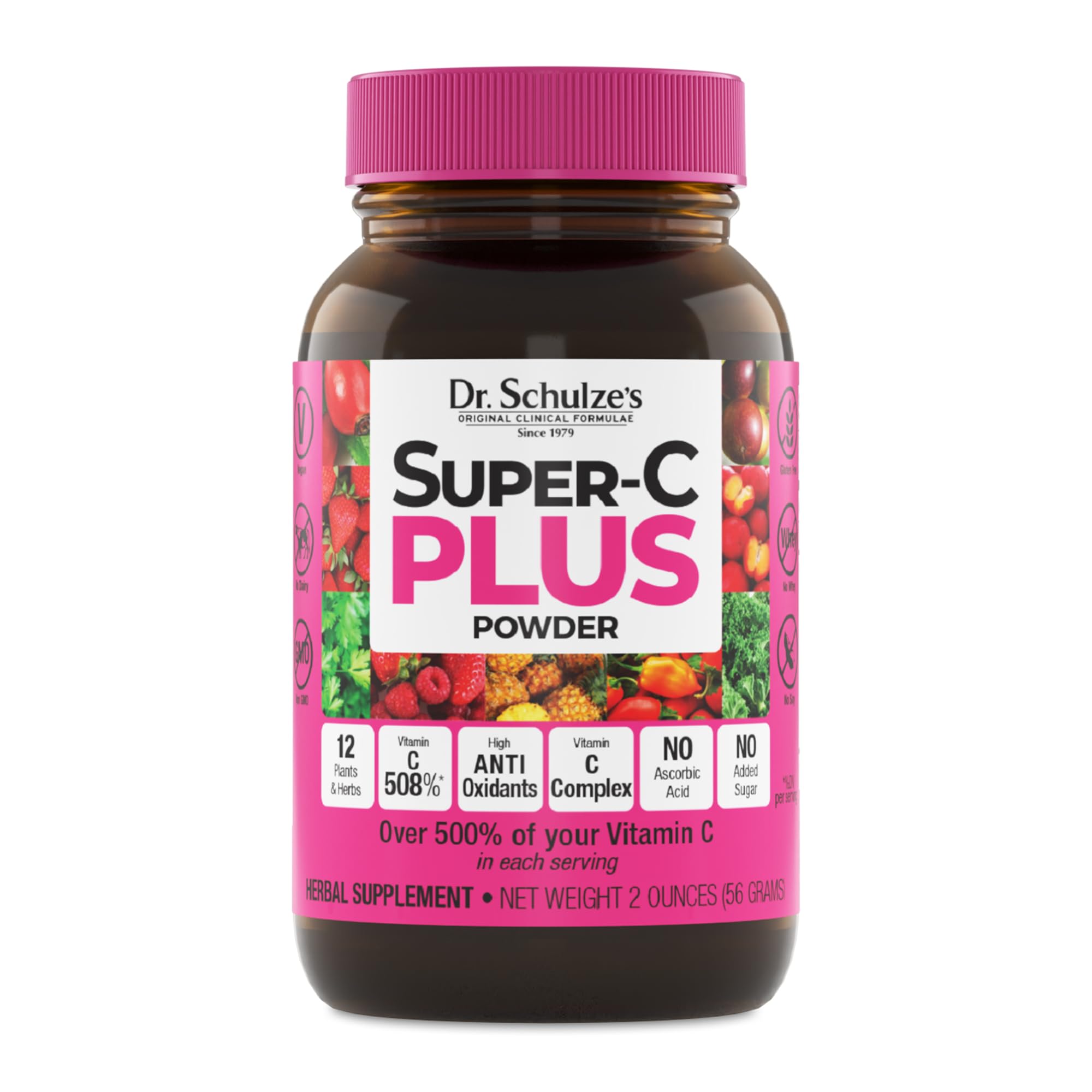 Dr. Schulze's Super-C Plus: Vitamin C for Immunity & Skin Health