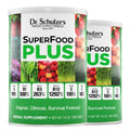 Dr. Schulze's SuperFood Plus – Everyday Plant-Based Multivitamin for Energy & Wellness | Gluten-Free & Dairy-Free | 14 oz 2-Pack