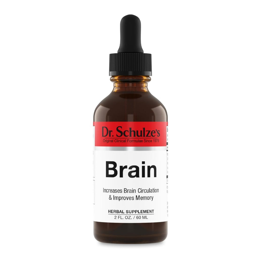 Dr. Schulze's Brain Formula 2 oz - Vegan & Wild-Harvested | Mental Focus