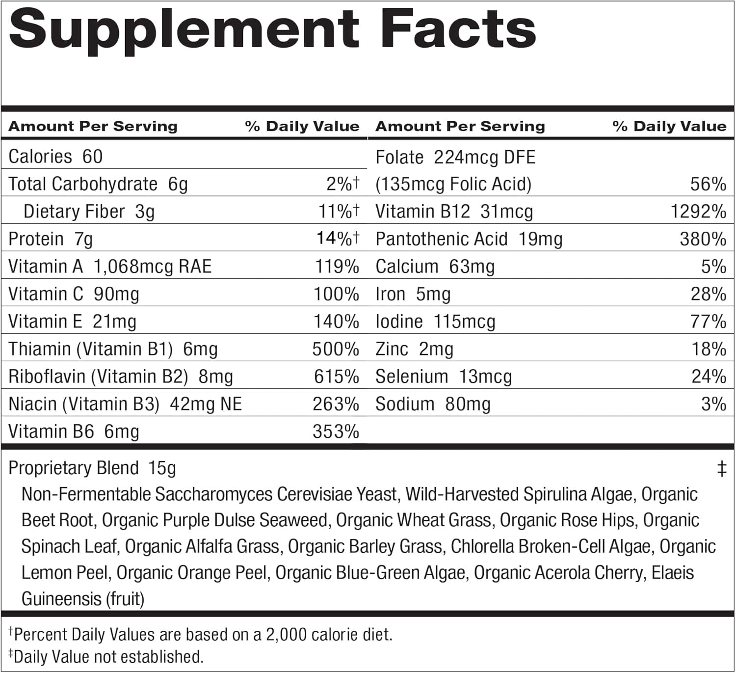 Dr. Schulze's SuperFood Plus | Everyday Plant-Based Nutrition for Wellness | 390 Tablets