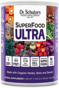 Dr. Schulze's SuperFood Ultra – Organic Super Food Powder with Vitamin B Complex & 520% Vitamin C | 17.4 oz