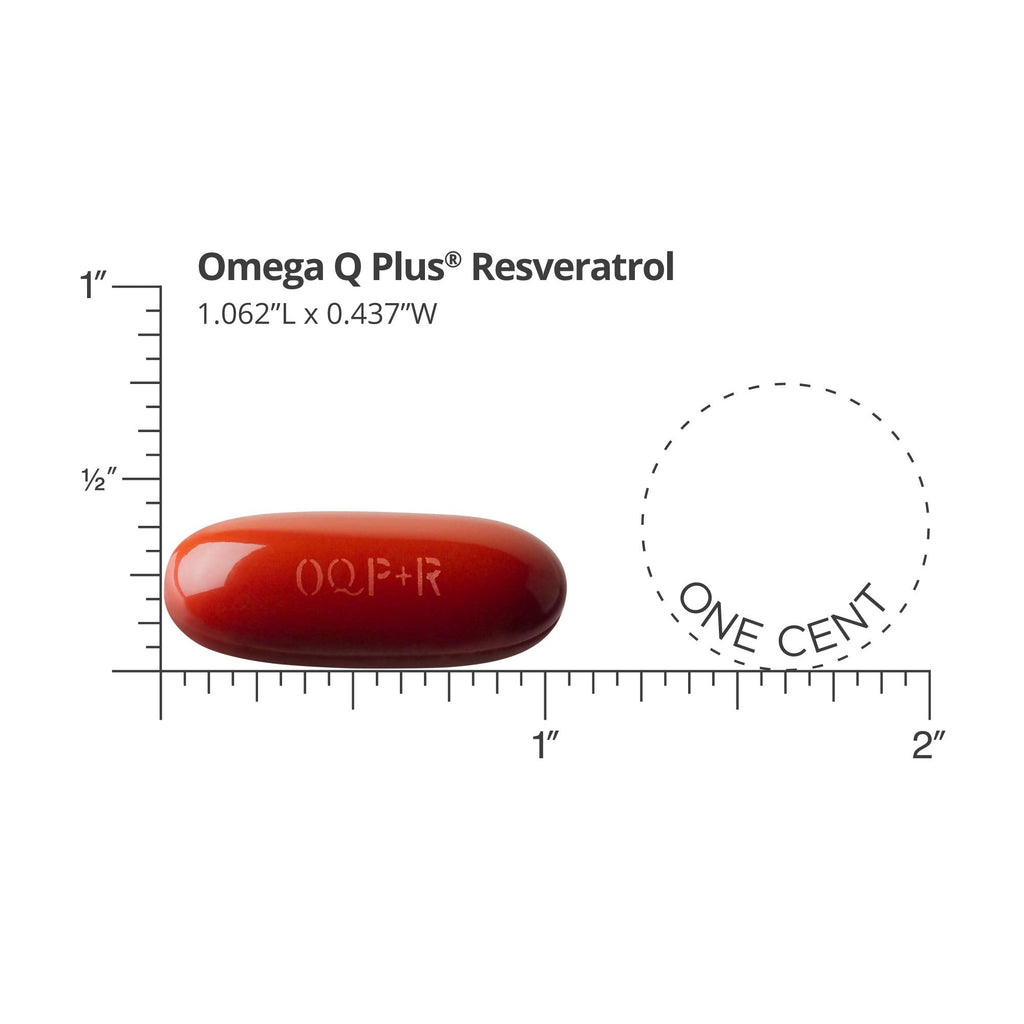 Dr. Sinatra Omega Q Plus Resveratrol - Omega-3 + CoQ10 + Resveratrol for Heart & Whole-Body Health (180 Softgels)