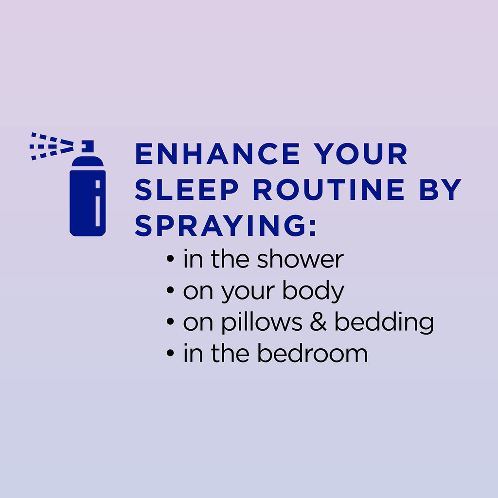 Dr Teal's Calm Blend Sleep Spray with Melatonin, Lavender & Chamomile Essential Oils – 6 fl oz (Pack of 3)
