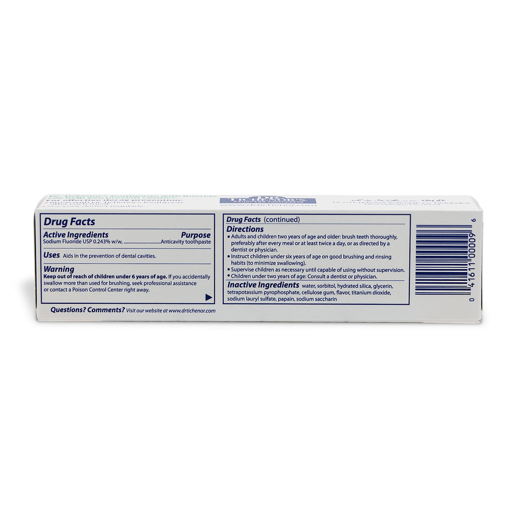 Dr. Tichenor's Extra Whitening Toothpaste – Fluoride, Whitening & Plaque Removal | 6.4 oz Pack of 2