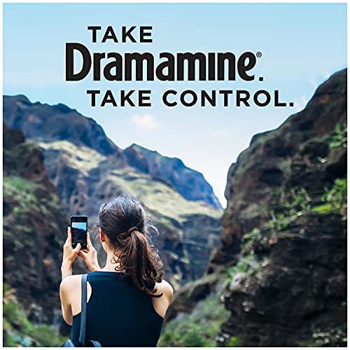 Dramamine Chewable Orange Motion Sickness Relief — 8 Count | Fast, Travel-Ready
