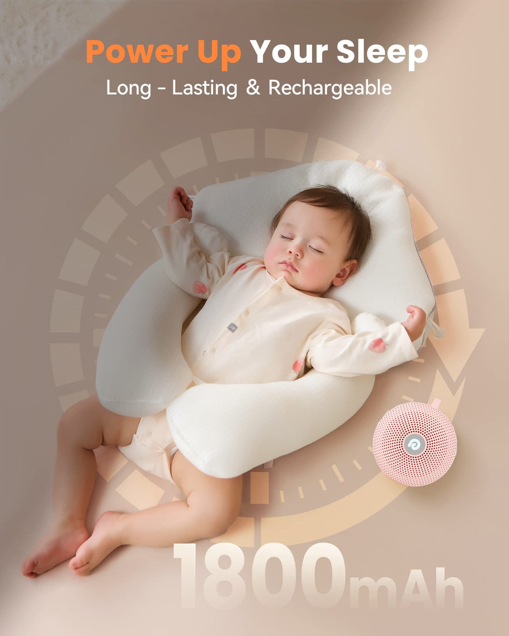 Dreamegg D11 Max Sound Machine – Portable Sleep Therapy with 21 Sounds