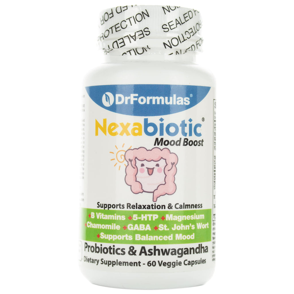 DrFormulas Mood Boost Probiotics with Stress B Complex Vitamins – Nexabiotic