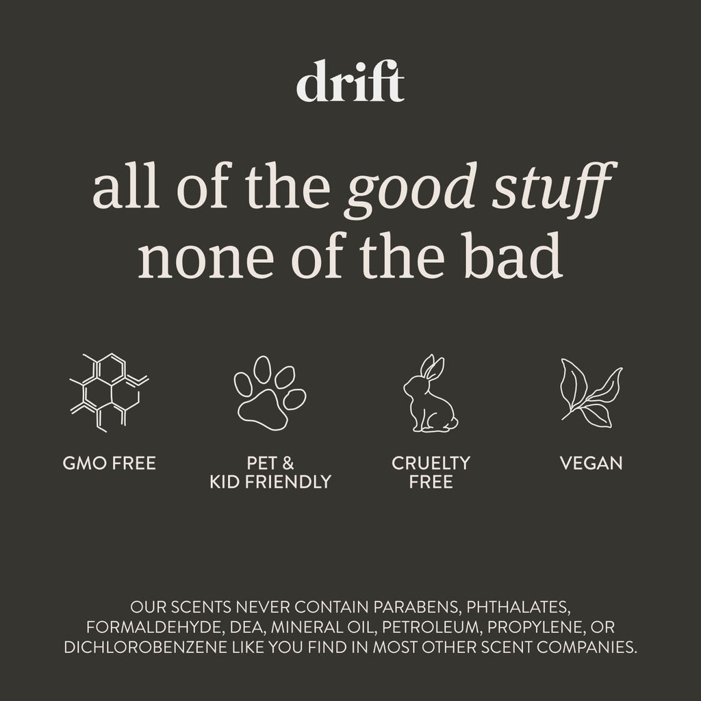 Drift Amber Scented Candle – 10.5 oz | 60 Day Burn Time | Home Decor Fragrance