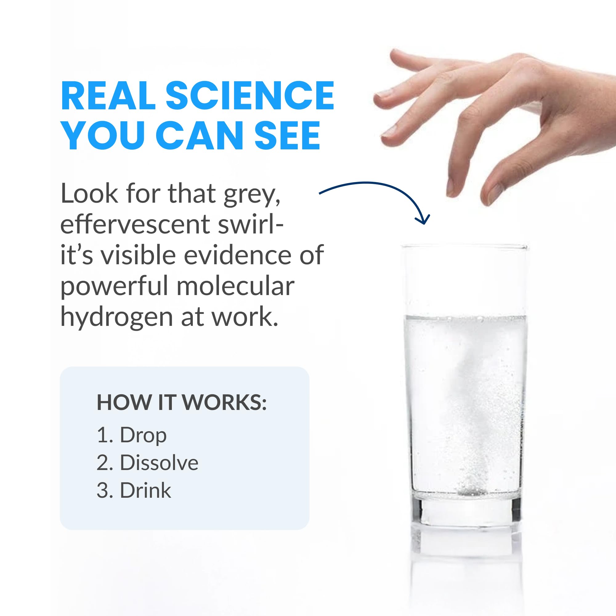 DRINK HRW Rejuvenation: Molecular Hydrogen Water Tablets with 12 ppm H2 | 60 Count, Unflavored