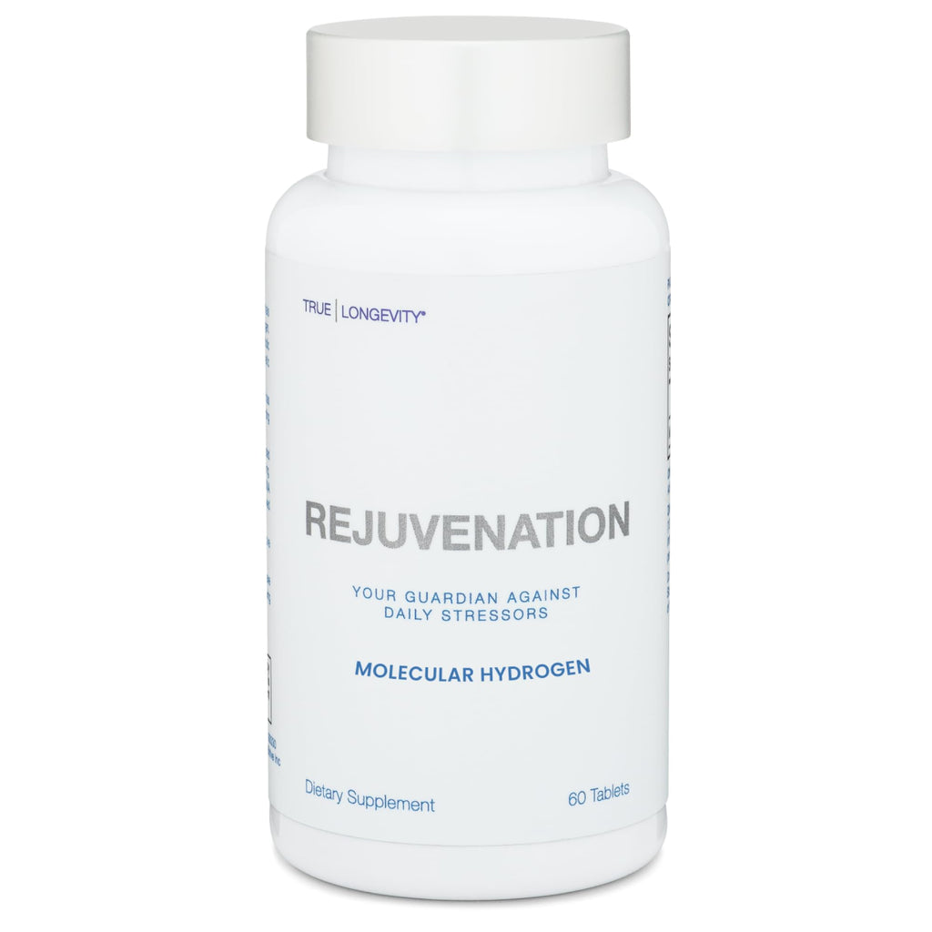 DRINK HRW Rejuvenation: Molecular Hydrogen Water Tablets with 12 ppm H2 | 60 Count, Unflavored