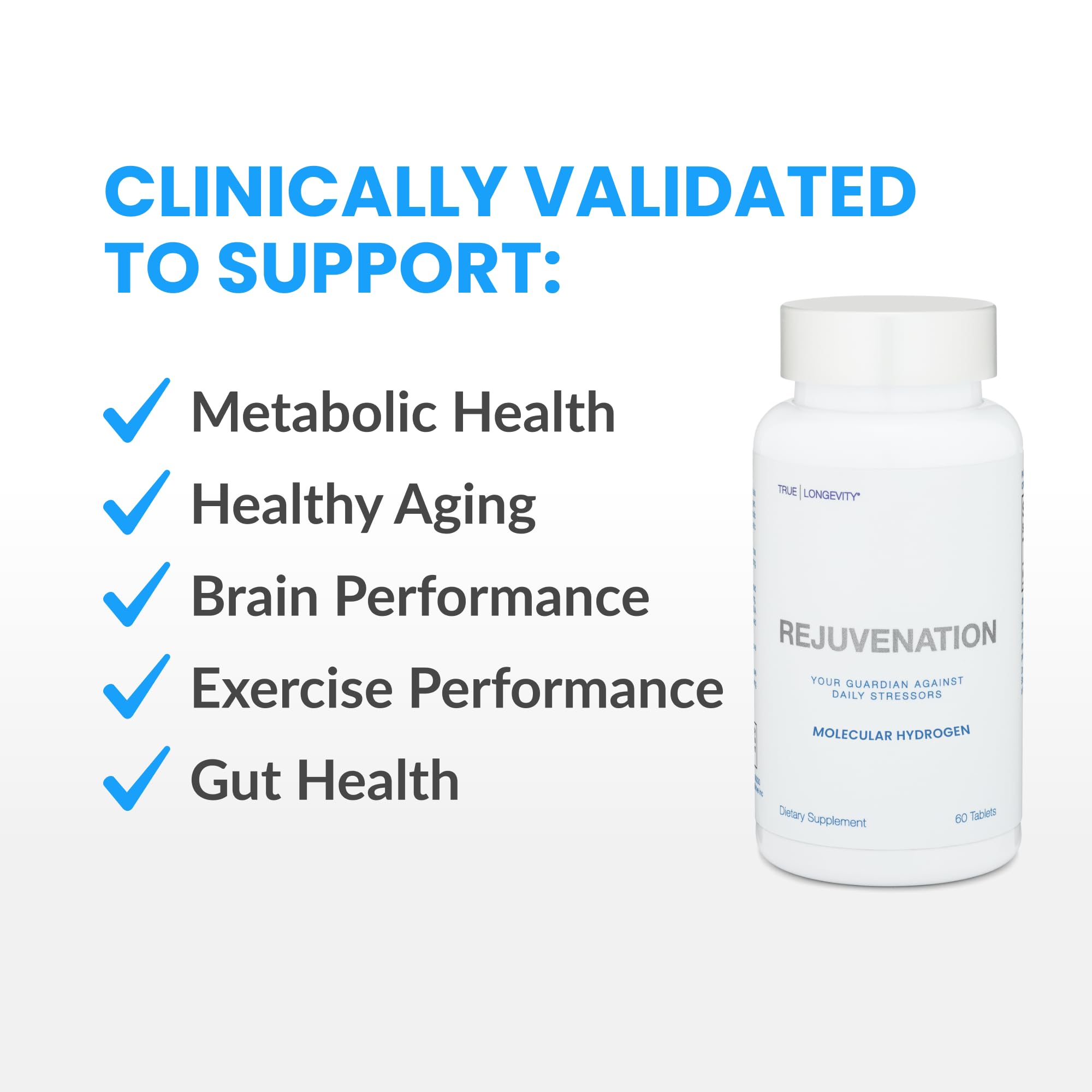 DRINK HRW Rejuvenation: 12 ppm Hydrogen Water Tablets (Unflavored, 30ct) – Energy & Focus