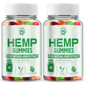 (2 Pack) Hemp Gummies for Pain Sleep Relax Anxiety - 100% Natural Infused with Organic Hemp Oil Bear Candy for Adults CY116