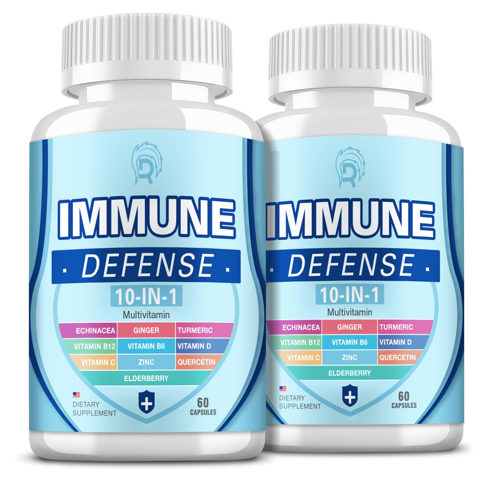 Drloton Immune Support - 10-in-1 Immune Defence, 120 Caps (2 Pack)