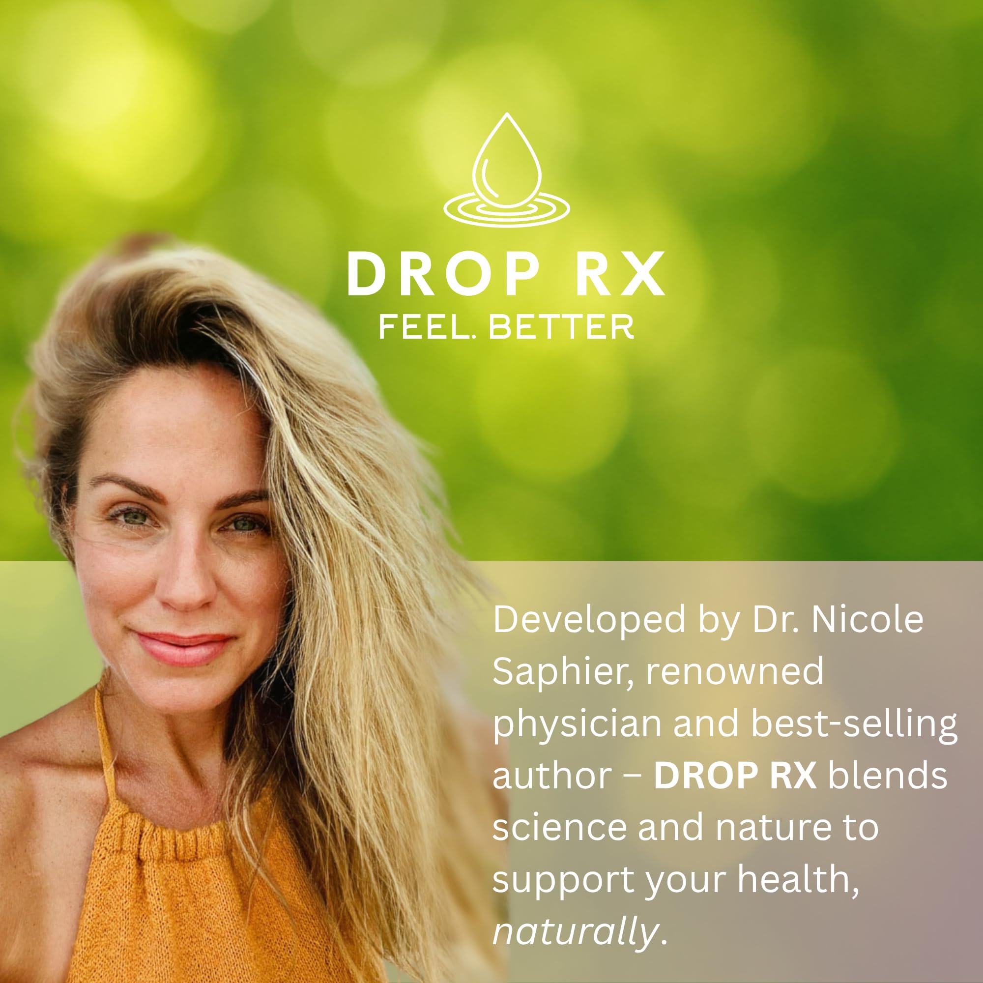 DropRx Relief by Dr. Nicole Saphier - Devil's Claw & Organic Ginger (2 oz)