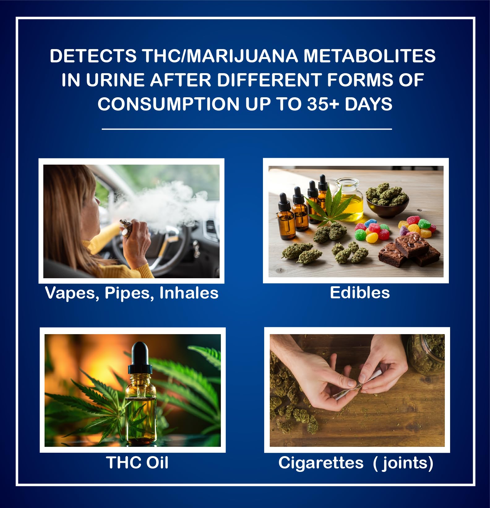 3 Pack DrugExam Multi Drug Screen Test – Urine THC Detection with Detailed Instructions