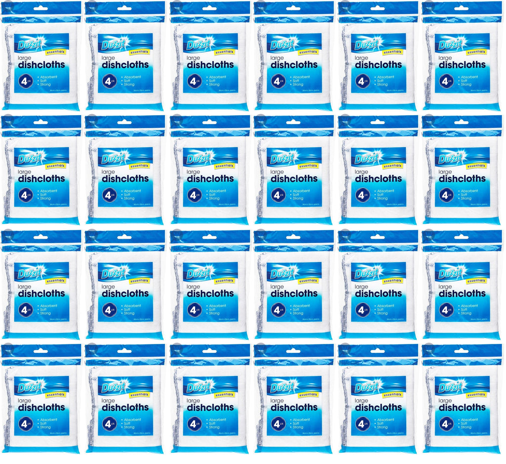 24 x Duzzit Dishcloth - 4 Pack