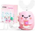 DYCROL Kids U Shaped Electric Toothbrush - 5 Modes, IPX7, 6-12, Pink