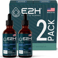 E2H Natural Black Currant Extract – Cold Pressed Seed, Immune Support, Fast-Absorbing Liquid (2 Bottles)