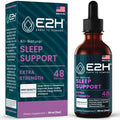 E2H Natural Sleep Support – Liquid Melatonin with Chamomile & L-Theanine (2 oz)