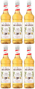 6 x Monin Vanilla From Madagascar 100Cl