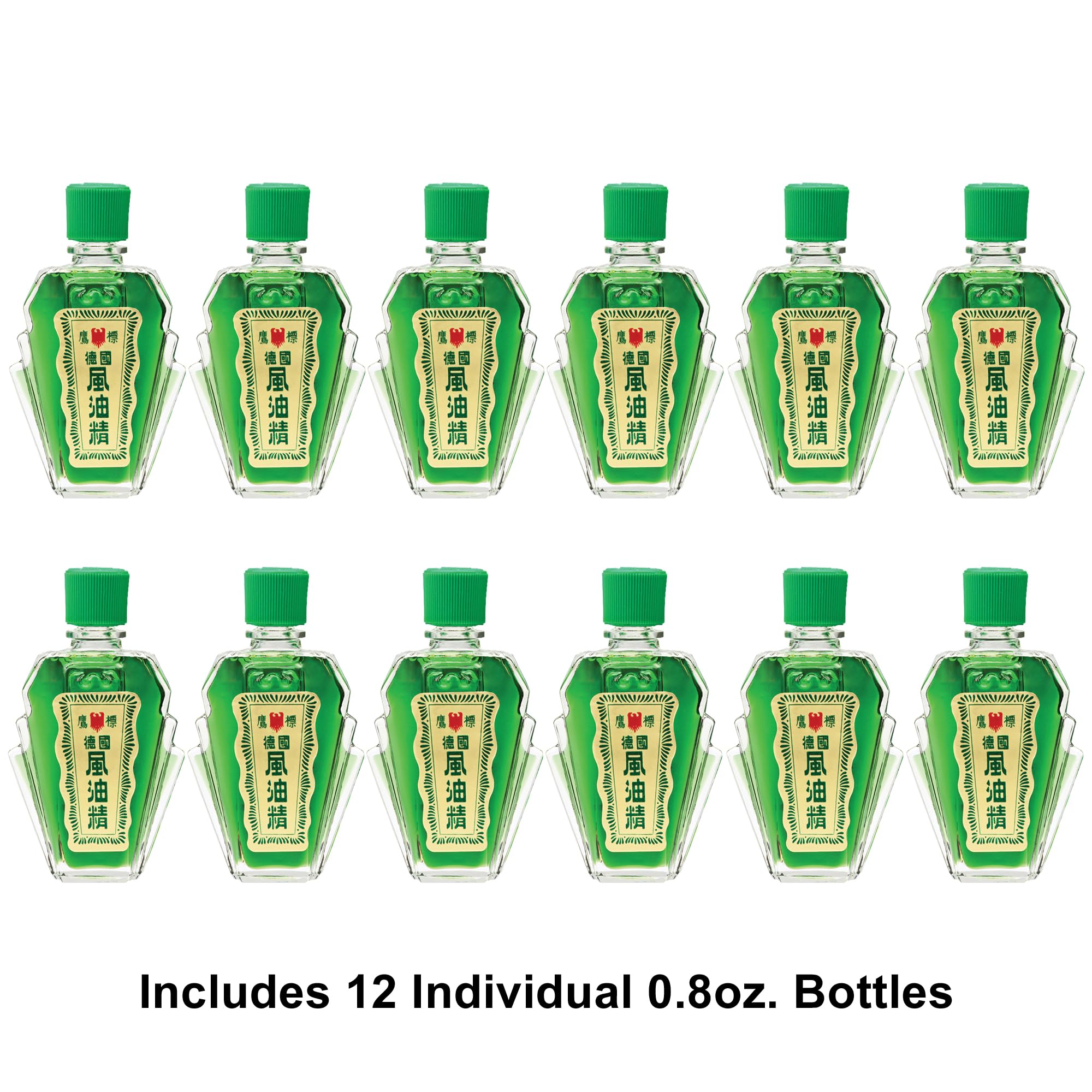 Eagle Brand Natural Medicated Oil – 12 x 0.8 oz Bottles