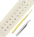 Ear Seeds Acupuncture Kit – Auriculotherapy for Balance & Wellness (Chart + Brass Probe)