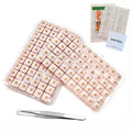 Ear Seeds Acupuncture Kit - 300 Pieces with Chart & Tweezers | Balance & Wellness
