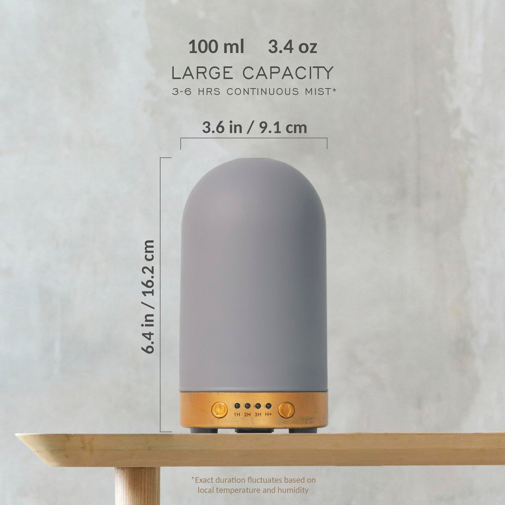 Earnest Living 100 ml Essential Oil Diffuser – Ultrasonic, Auto Off, 4 Timers