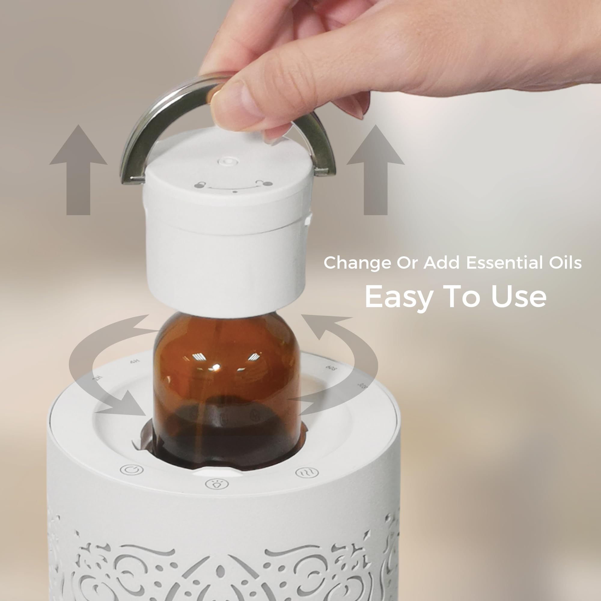 Earnest Living Waterless Diffuser 100ml – Nebulizing Diffusion for Studio, Home, Office