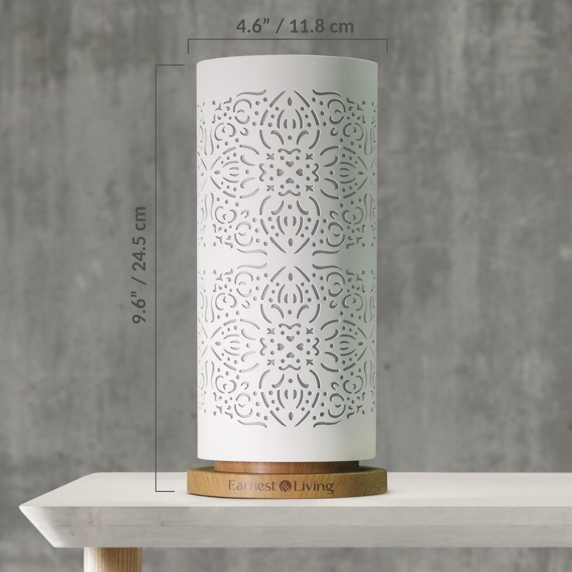 Earnest Living Waterless Diffuser 100ml – Nebulizing Diffusion for Studio, Home, Office