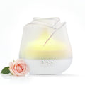 Earnest Living Rose Essential Oil Diffuser 150ml – USB Ultrasonic Humidifier, Frosted White